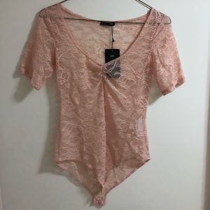 Lace body suit